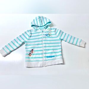 GUC Disneyland long sleeve hooded jacket for kids size XS 100% cotton